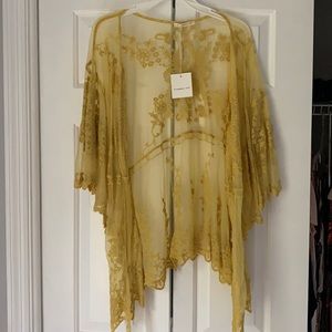 Do Everything in Love - yellow kimono/robe